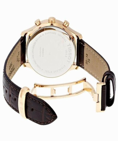 Tissot Rose Gold/Leather T-classic Tradition Gmt Mens T0636393603700 Watch