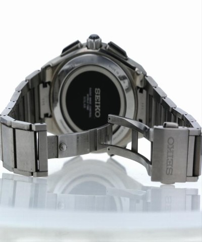 Seiko Black Solar Brights Date 8b92-0ae0 Dial Mens Watch