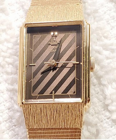 Seiko Gold Vintage 1970s Quartz Dress Chain Watch