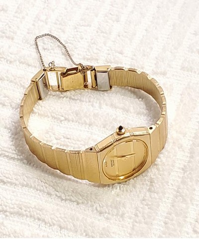 Seiko Gold Vintage Tone Quartz Two Jewels Watch