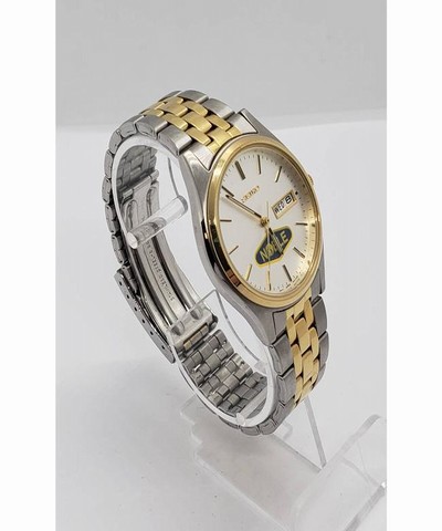 Seiko Gold Nobel Drilling Vintage Mens Two Tone 36mm Watch